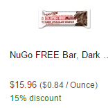 NuGo Bar on Amazon