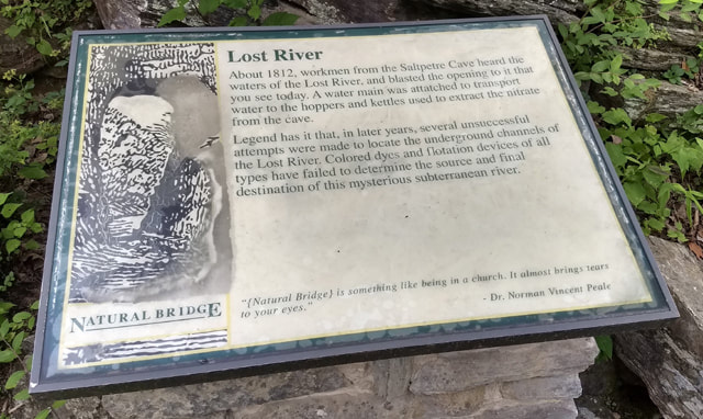Virginia's Lost River Sign